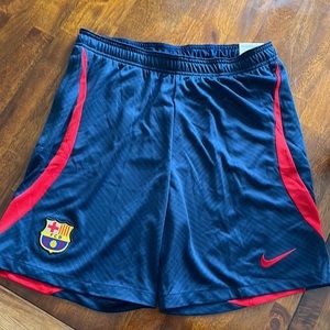 Nike men Dri-fit Barcelona soccer shorts